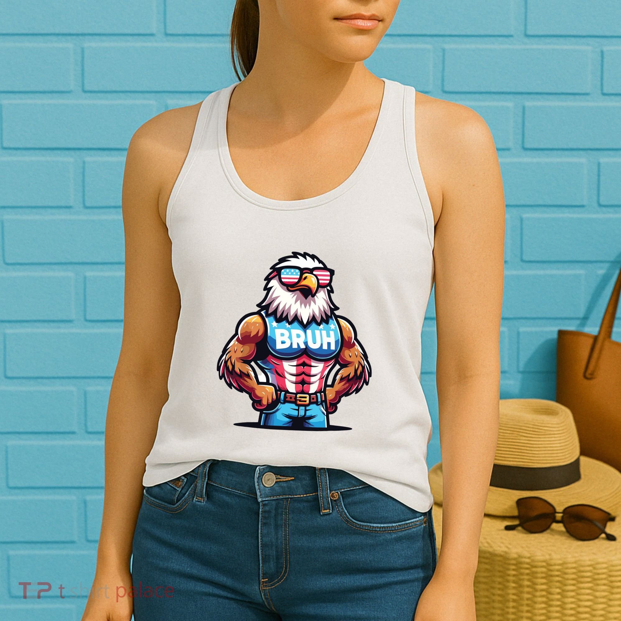 Eagle 4 Of July Women's Tank Top