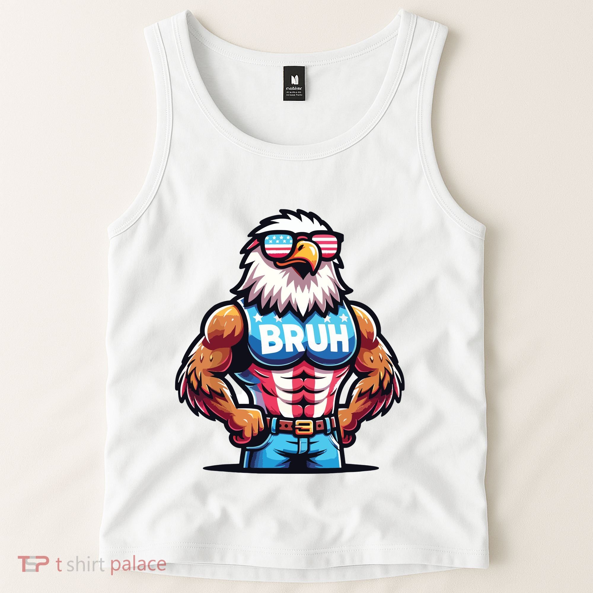 Eagle 4 Of July Tank Top