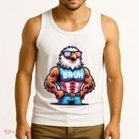 Eagle 4 Of July Tank Top thumb 3