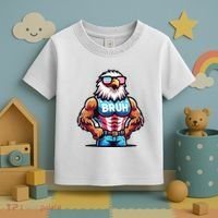 Eagle 4 Of July Toddler T-Shirt thumb 3