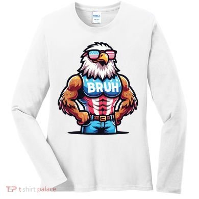 Eagle 4 Of July Women's Long Sleeve Shirt