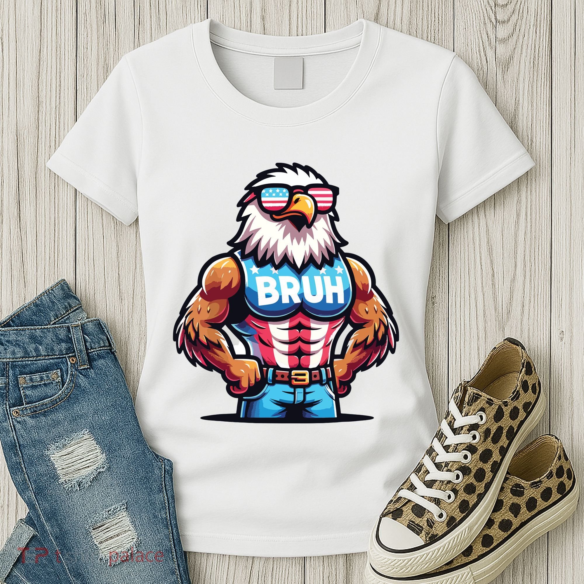 Eagle 4 Of July Women's T-Shirt