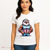 Eagle 4 Of July Women's T-Shirt thumb 4