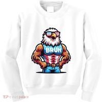 Eagle 4 Of July Kids Sweatshirt thumb 0