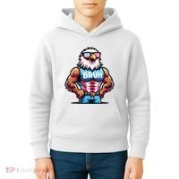 Eagle 4 Of July Kids Hoodie thumb 4