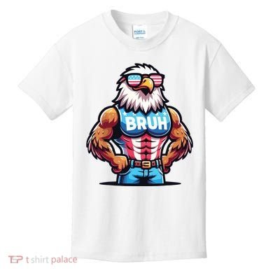 Eagle 4 Of July Kids T-Shirt