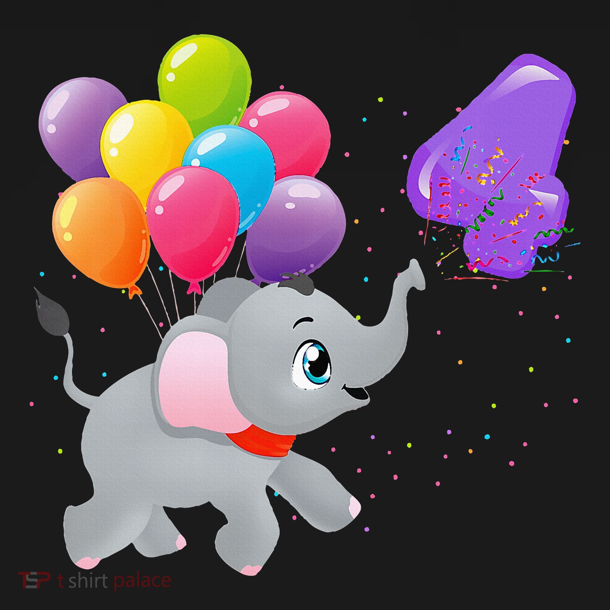 Elephant 4 Years Old Zoo Animals 4th Birthday Mousepad