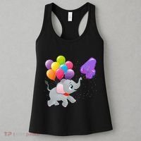 Elephant 4 Years Old Zoo Animals 4th Birthday Women's Tank Top thumb 3