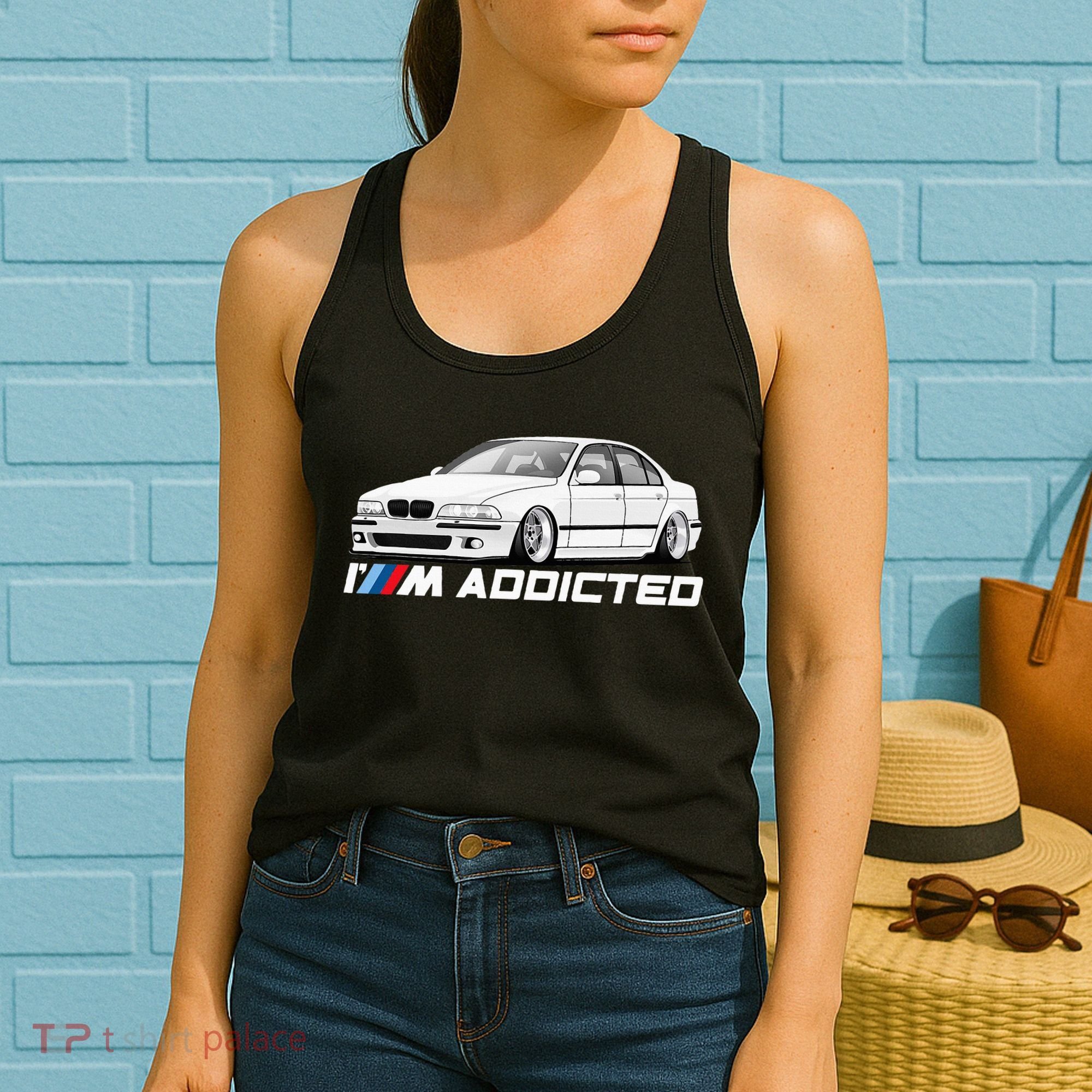 E39 5 Series M Addicted Angel Women's Tank Top