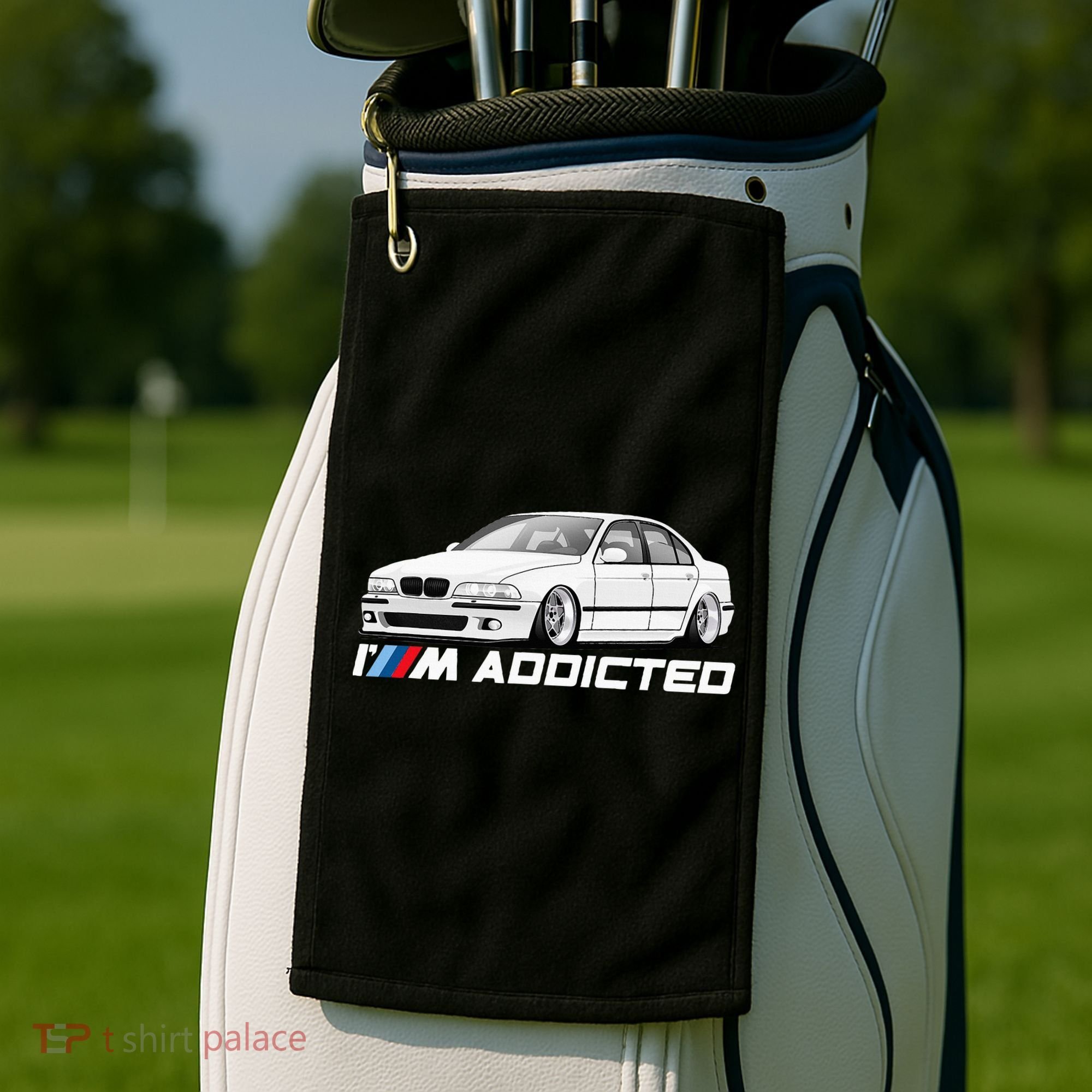 E39 5 Series M Addicted Angel Golf Towel