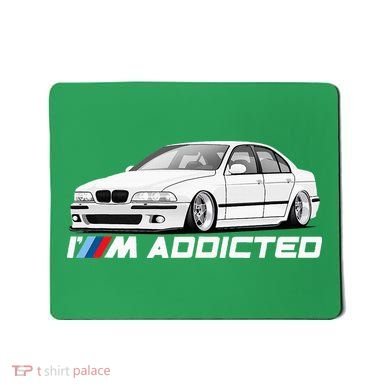E39 5 Series M Addicted Angel Mousepad