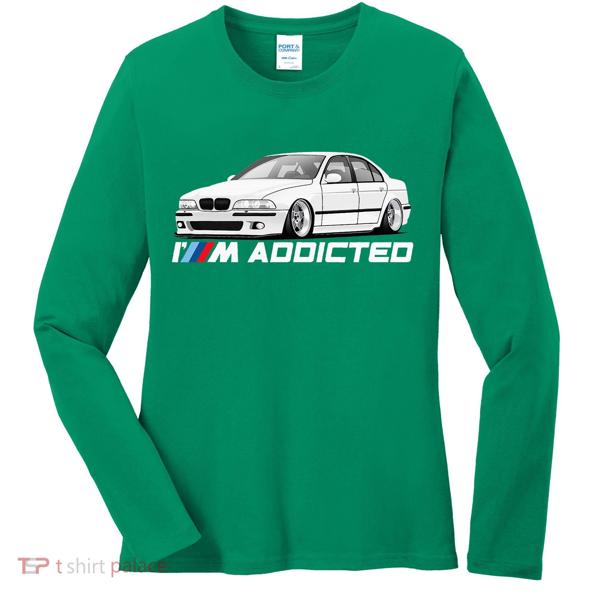 E39 5 Series M Addicted Angel Women's Long Sleeve Shirt