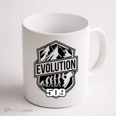 Evolution 509 Slednecks Snowmobile Coffee Mug back