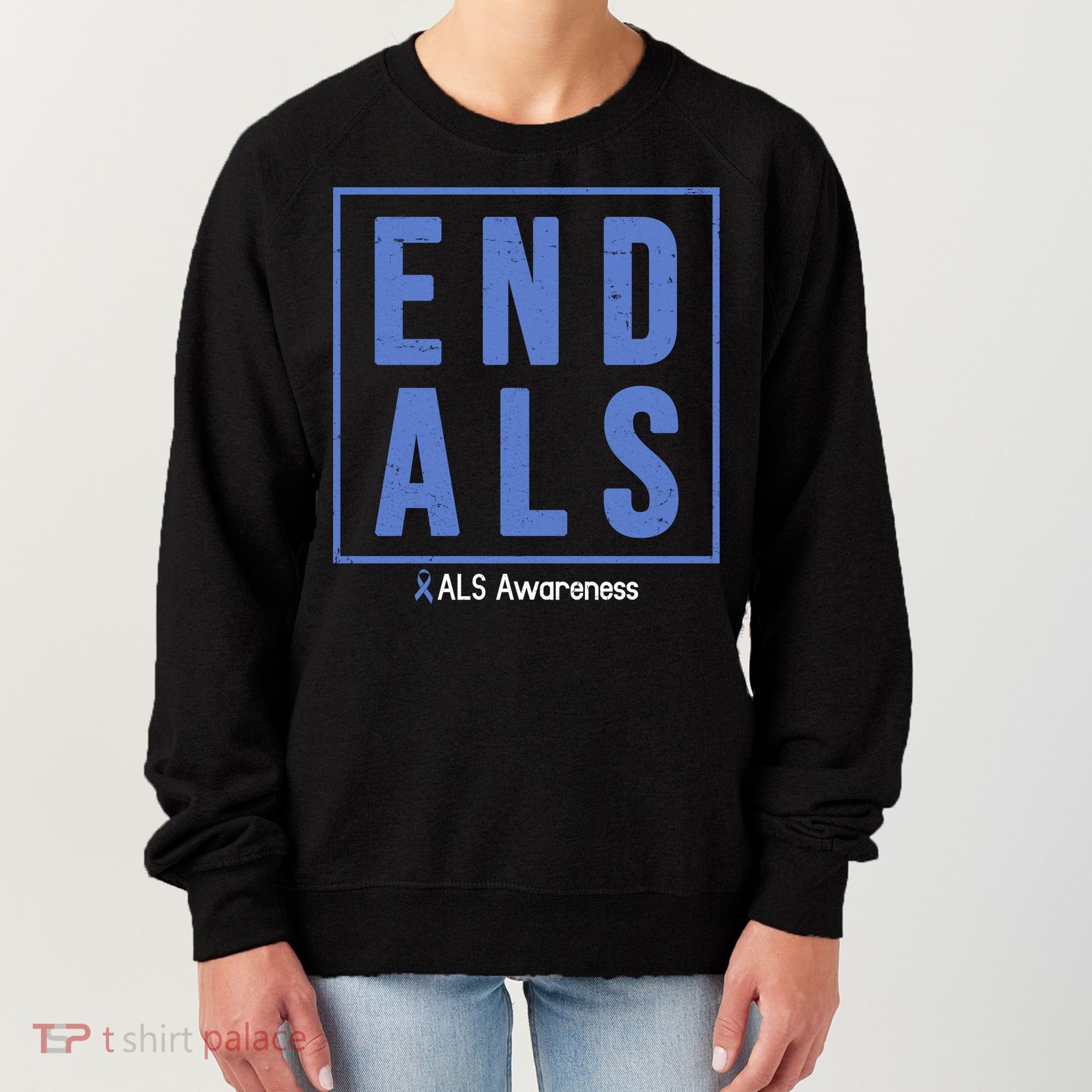 End Als Awareness Ribbon Women's Sweatshirt