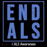 End Als Awareness Ribbon Backpack thumb 2