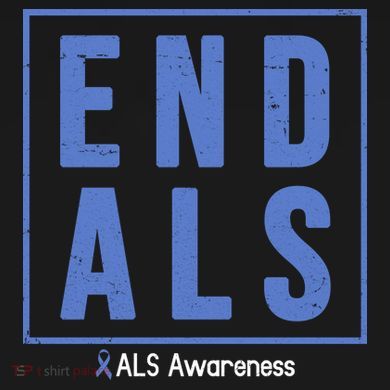 End Als Awareness Ribbon Tote Bag