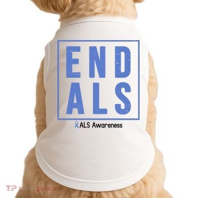 End Als Awareness Ribbon Doggie Tank
