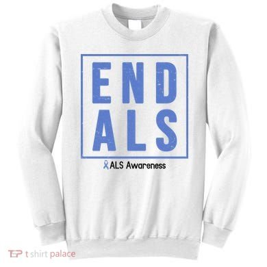 End Als Awareness Ribbon Sweatshirt