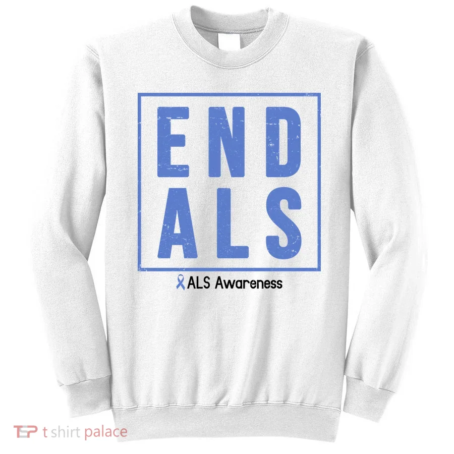 End Als Awareness Ribbon Sweatshirt