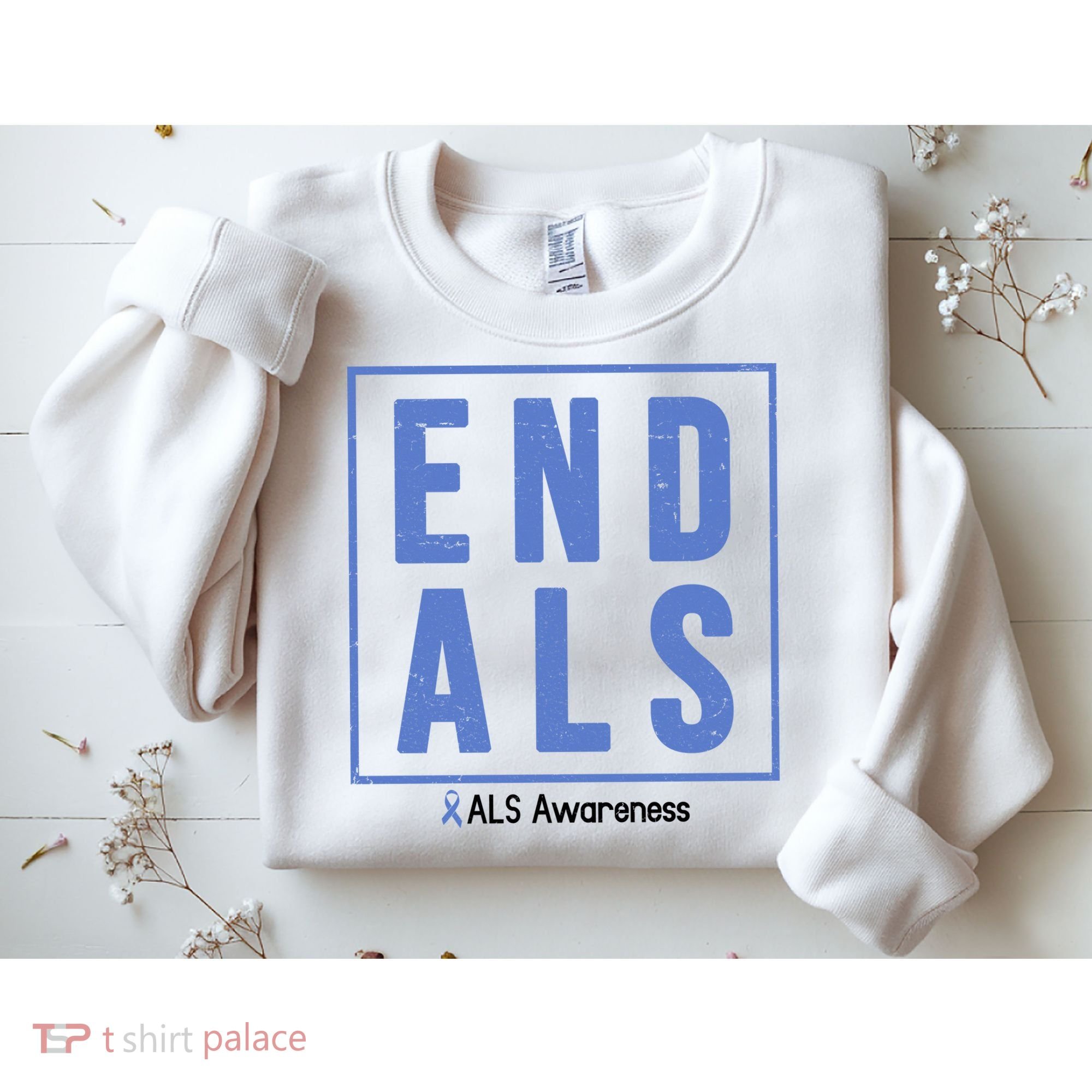 End Als Awareness Ribbon Sweatshirt