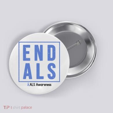 End Als Awareness Ribbon Button
