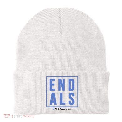 End Als Awareness Ribbon Beanie