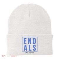End Als Awareness Ribbon Beanie thumb 0