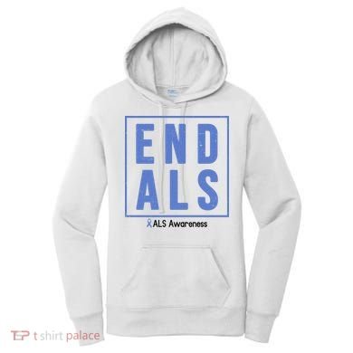 End Als Awareness Ribbon Women's Hoodie