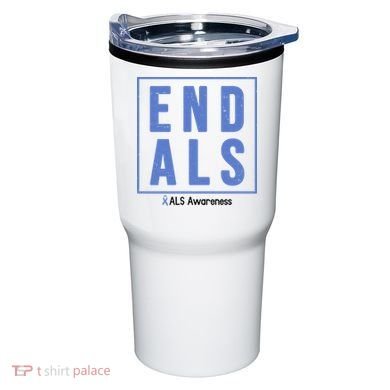 End Als Awareness Ribbon Tumbler