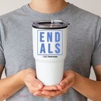 End Als Awareness Ribbon Tumbler thumb 2