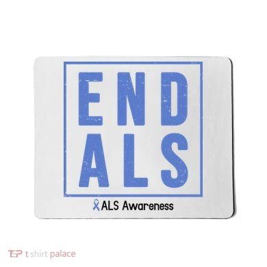 End Als Awareness Ribbon Mousepad