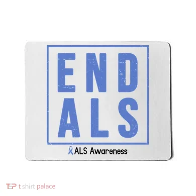 End Als Awareness Ribbon Mousepad