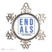End Als Awareness Ribbon Ornament thumb 0