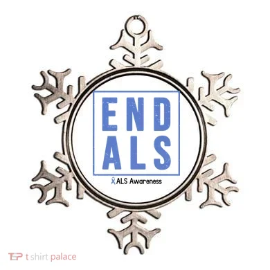 End Als Awareness Ribbon Ornament
