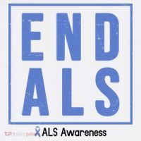 End Als Awareness Ribbon Baby Bodysuit thumb 2