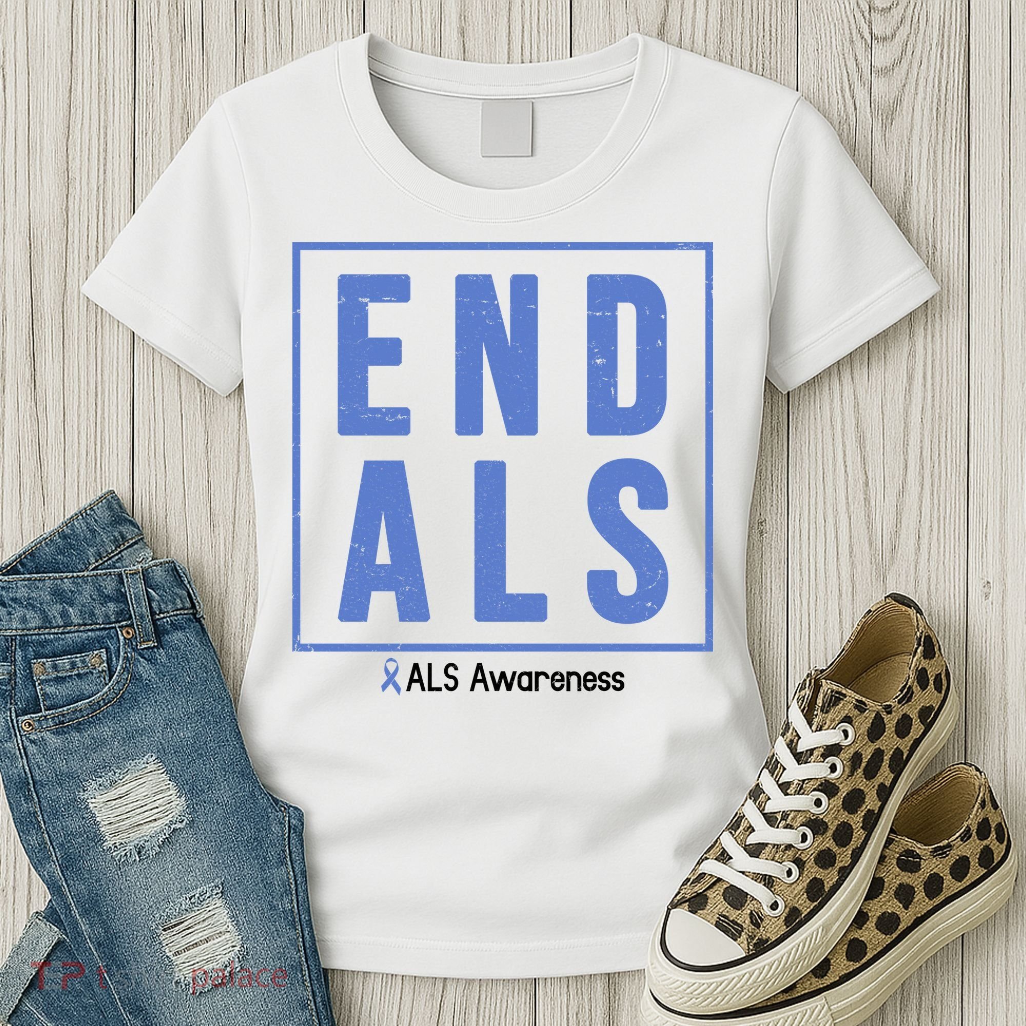 End Als Awareness Ribbon Women's T-Shirt