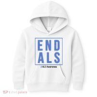 End Als Awareness Ribbon Kids Hoodie thumb 0
