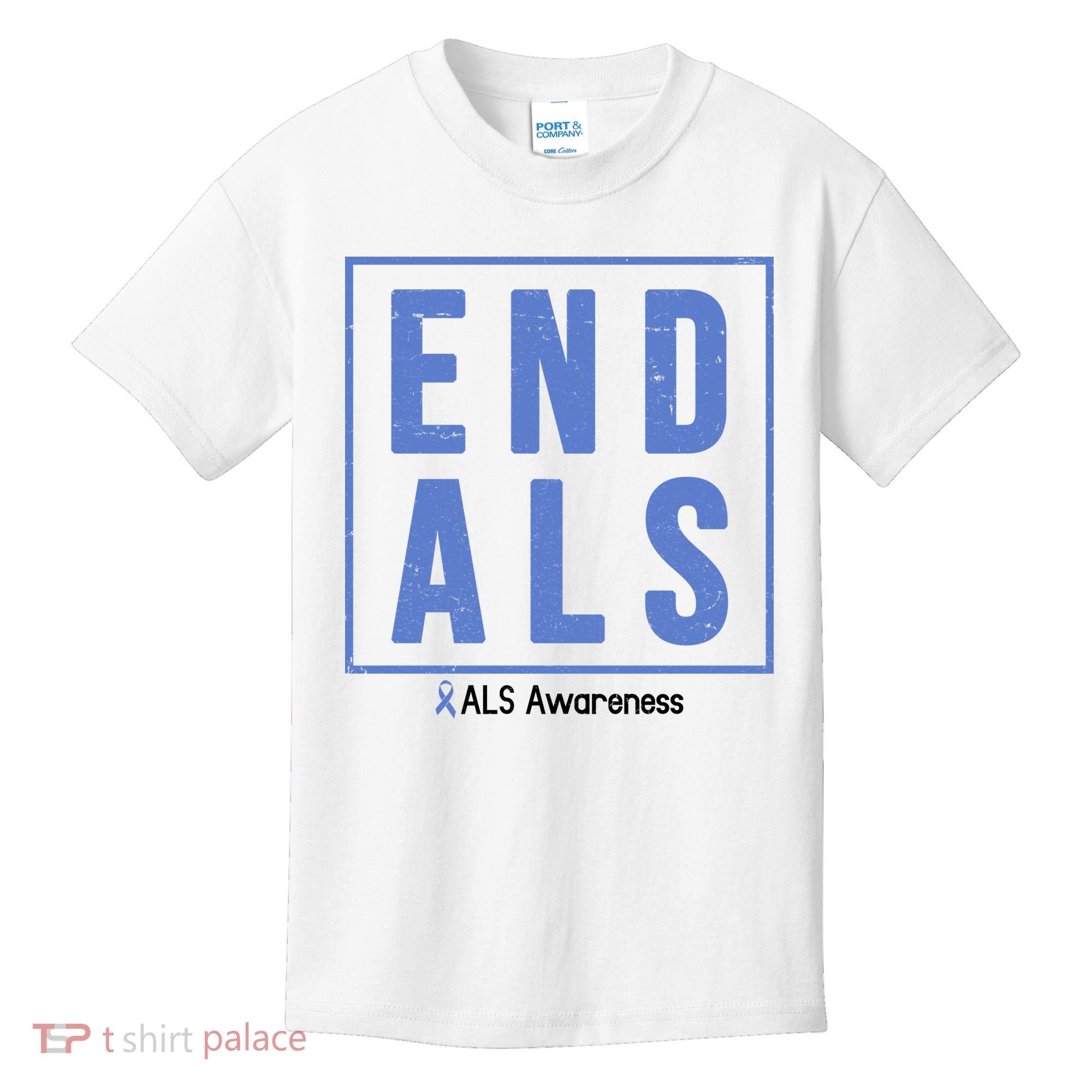 End Als Awareness Ribbon Kids T-Shirt