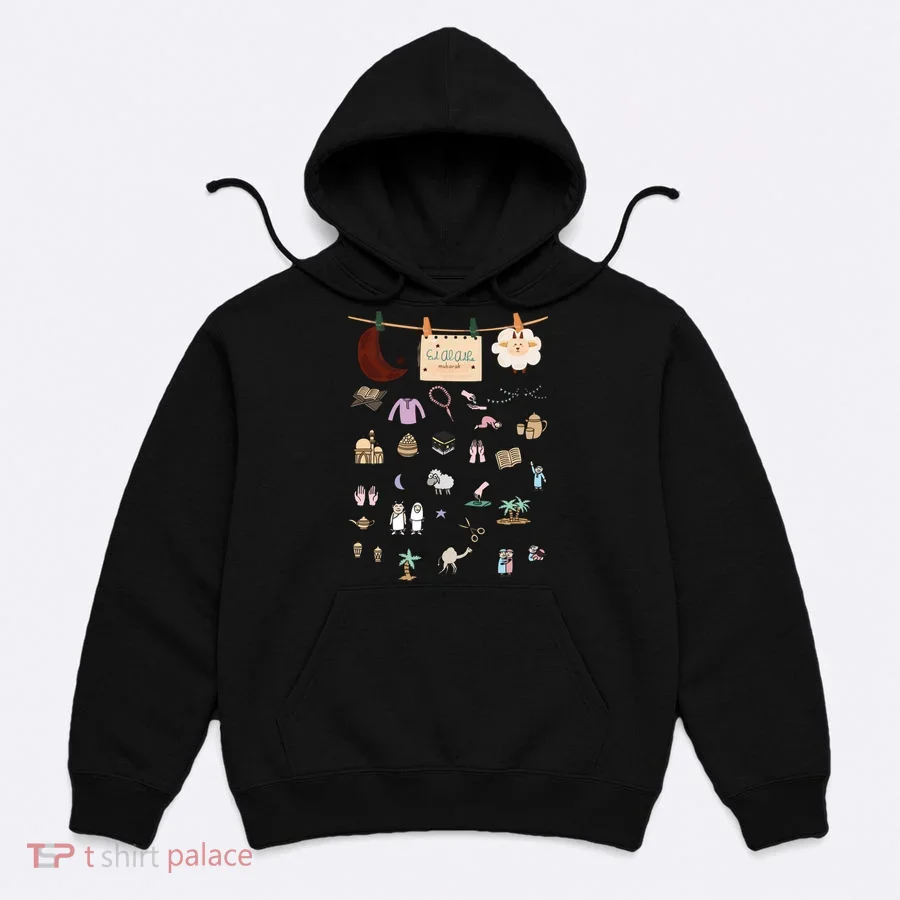 Eid Al Adha Eid Mubarak Happy Eid Day Muslim Gift Hoodie