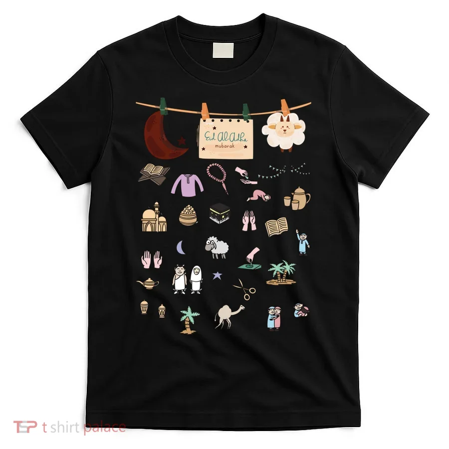 Eid Al Adha Eid Mubarak Happy Eid Day Muslim Gift T-Shirt