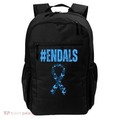 End Als Awareness Support Butterfly Ribbon Backpack
