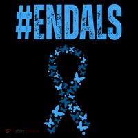 End Als Awareness Support Butterfly Ribbon Backpack thumb 2