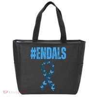 End Als Awareness Support Butterfly Ribbon Tote Bag thumb 0