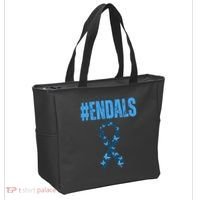 End Als Awareness Support Butterfly Ribbon Tote Bag thumb 2