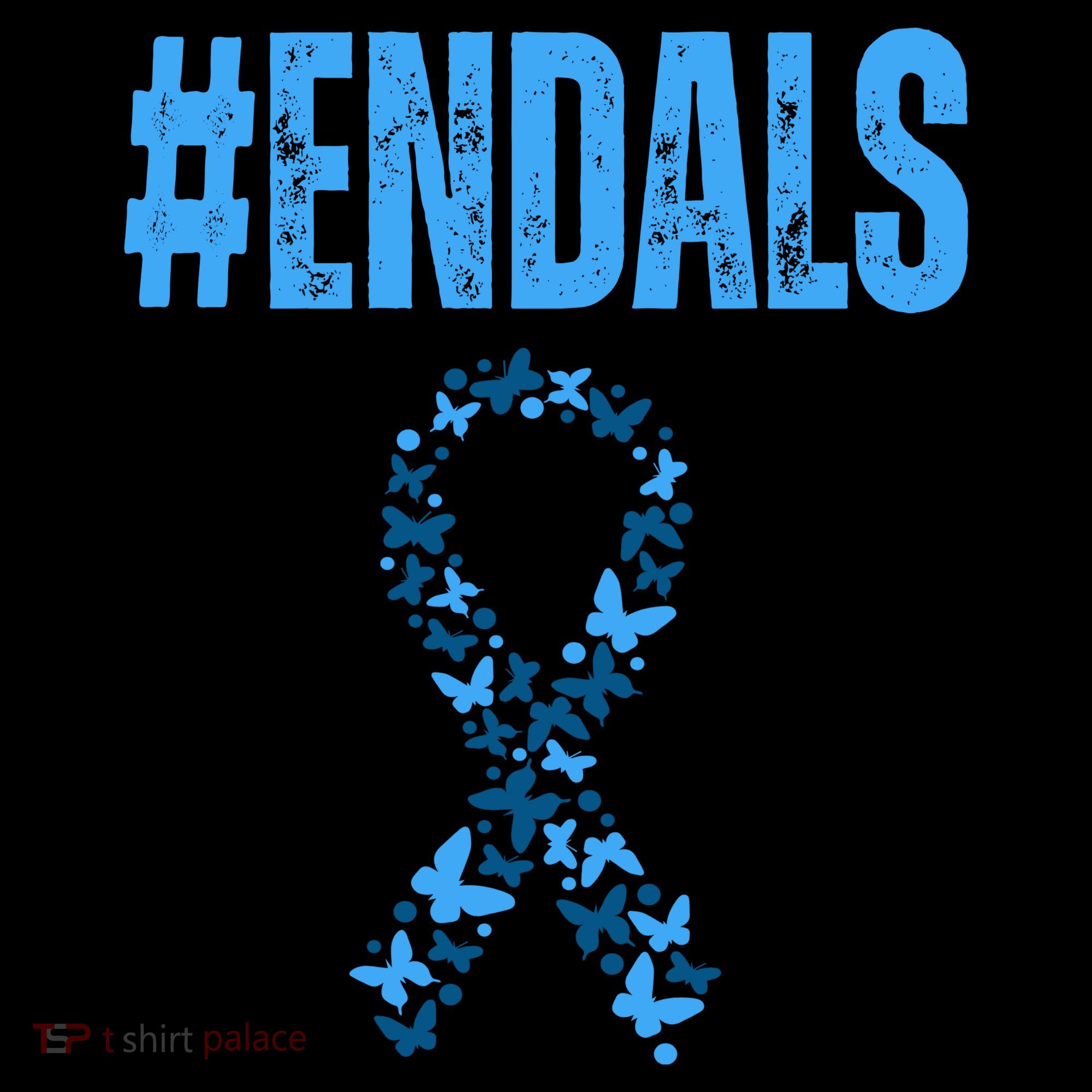 End Als Awareness Support Butterfly Ribbon Tote Bag