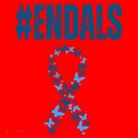 End Als Awareness Support Butterfly Ribbon Santa Hat thumb 1