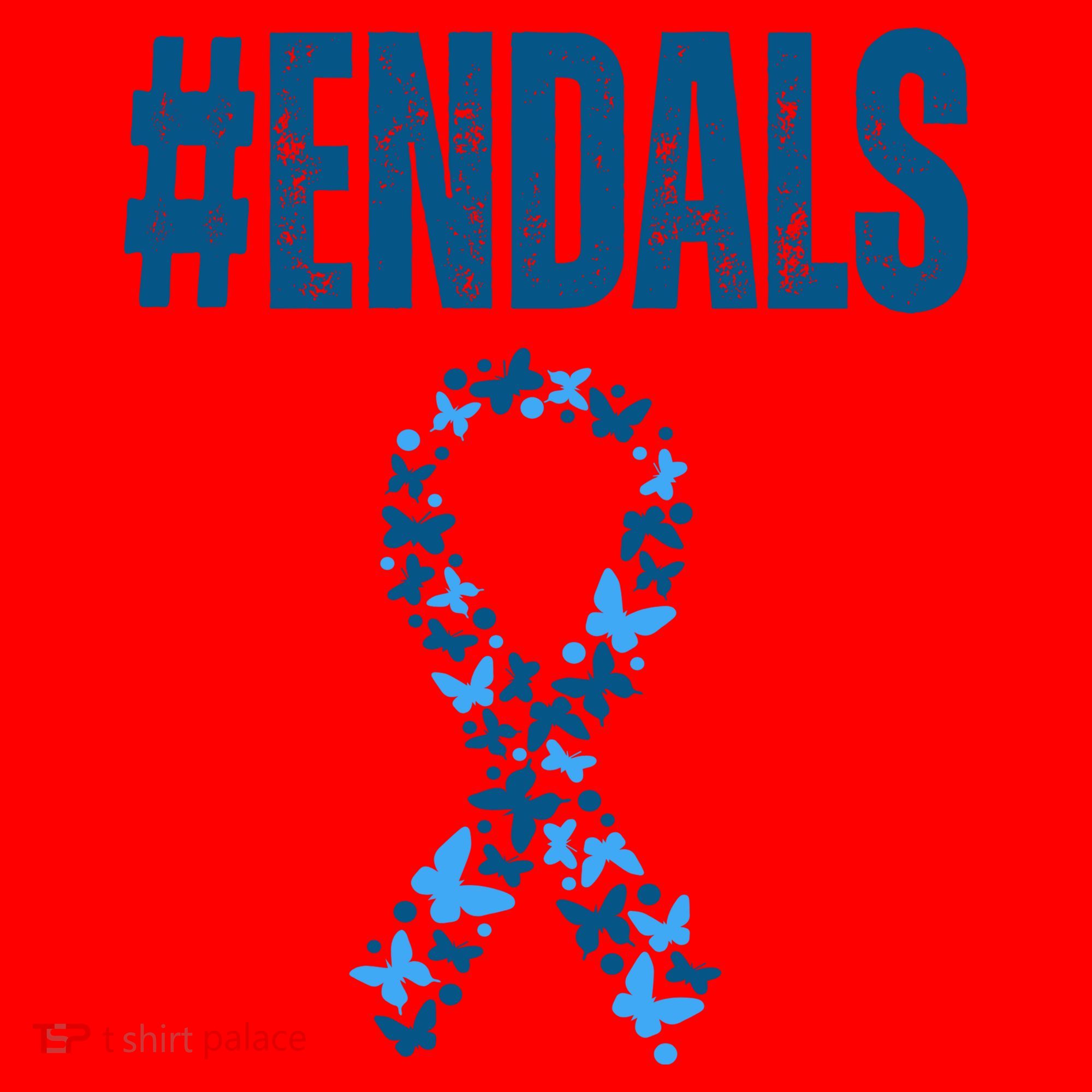End Als Awareness Support Butterfly Ribbon Santa Hat