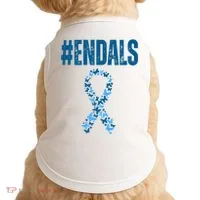 End Als Awareness Support Butterfly Ribbon Doggie Tank thumb 0