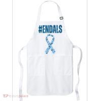 End Als Awareness Support Butterfly Ribbon Apron thumb 0