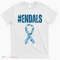End Als Awareness Support Butterfly Ribbon T-Shirt thumb 0